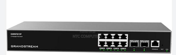 Gwn7811 Layer 3 Managed Network Switch, 8x Gbe Rj45, 2x Sfp+, Fan-Less