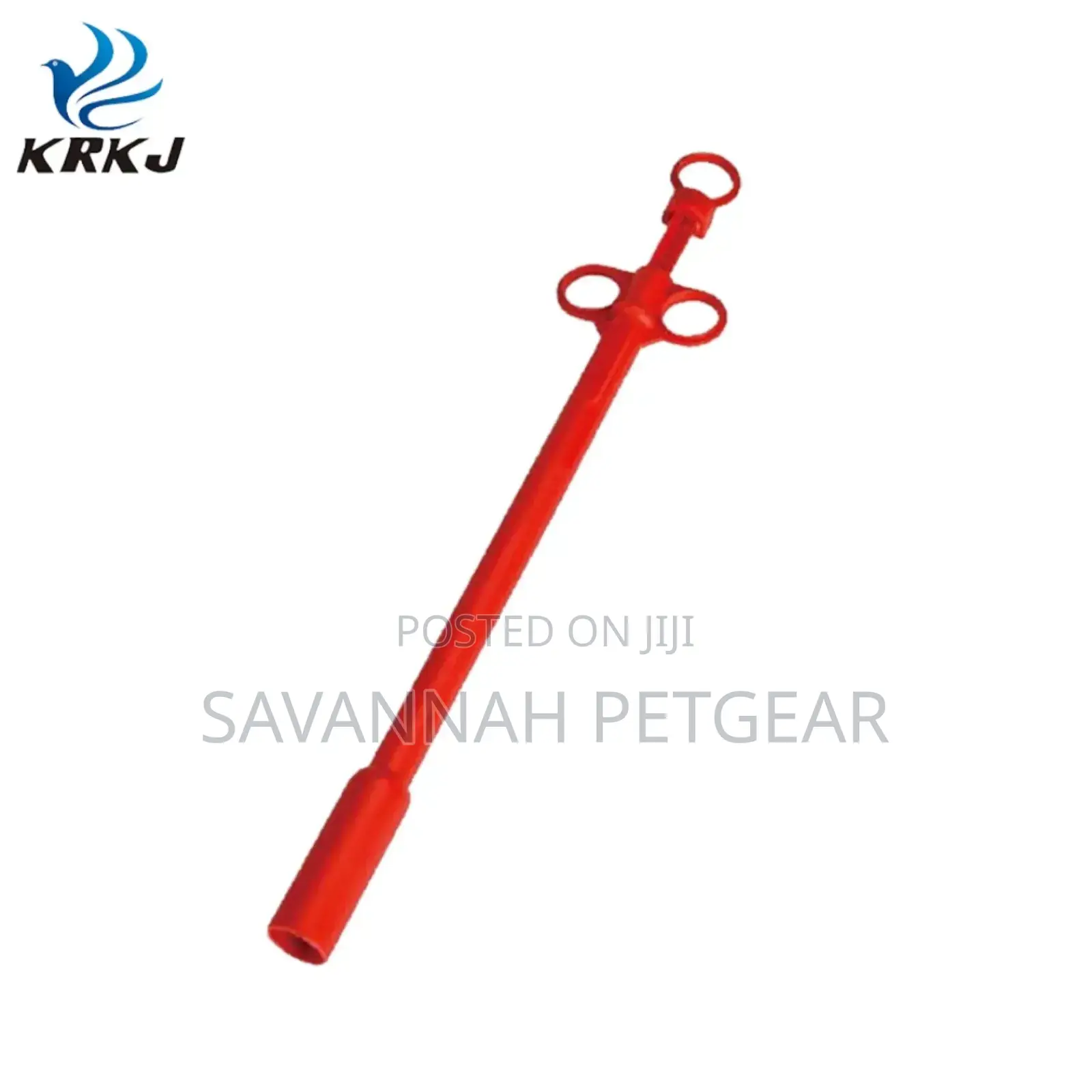 Plastic Veterinary Balling Gun for Feeding Boluses to Cattle