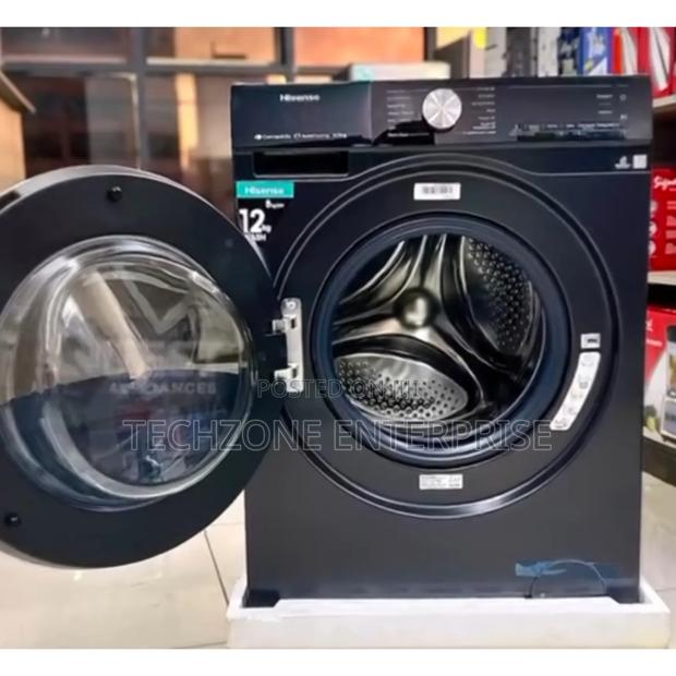 Hisense Front Load Washing Machine, 12kg Wash N Spin