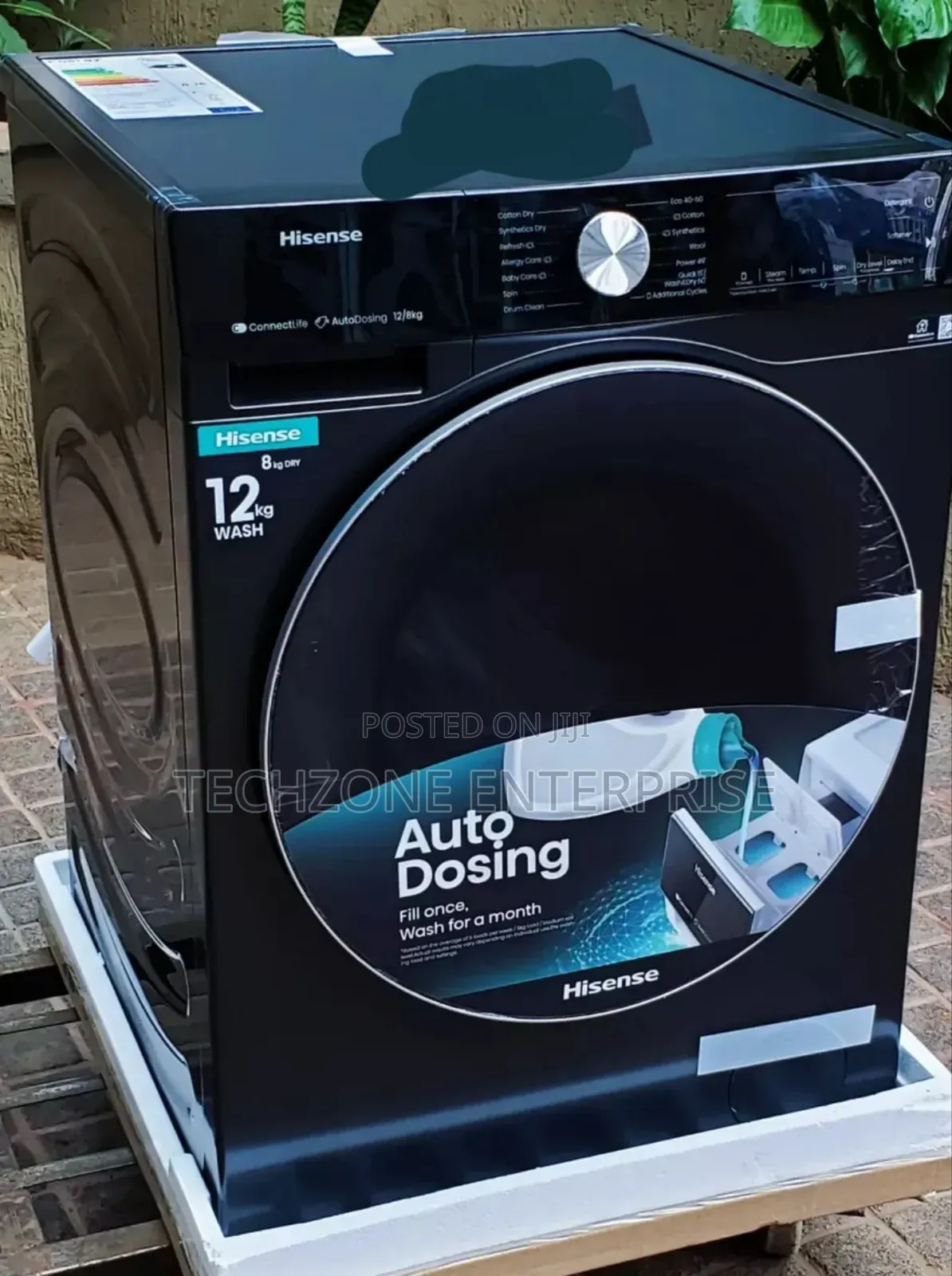 Hisense Front Load Washing Machine, 12/8kg Wash N Dry