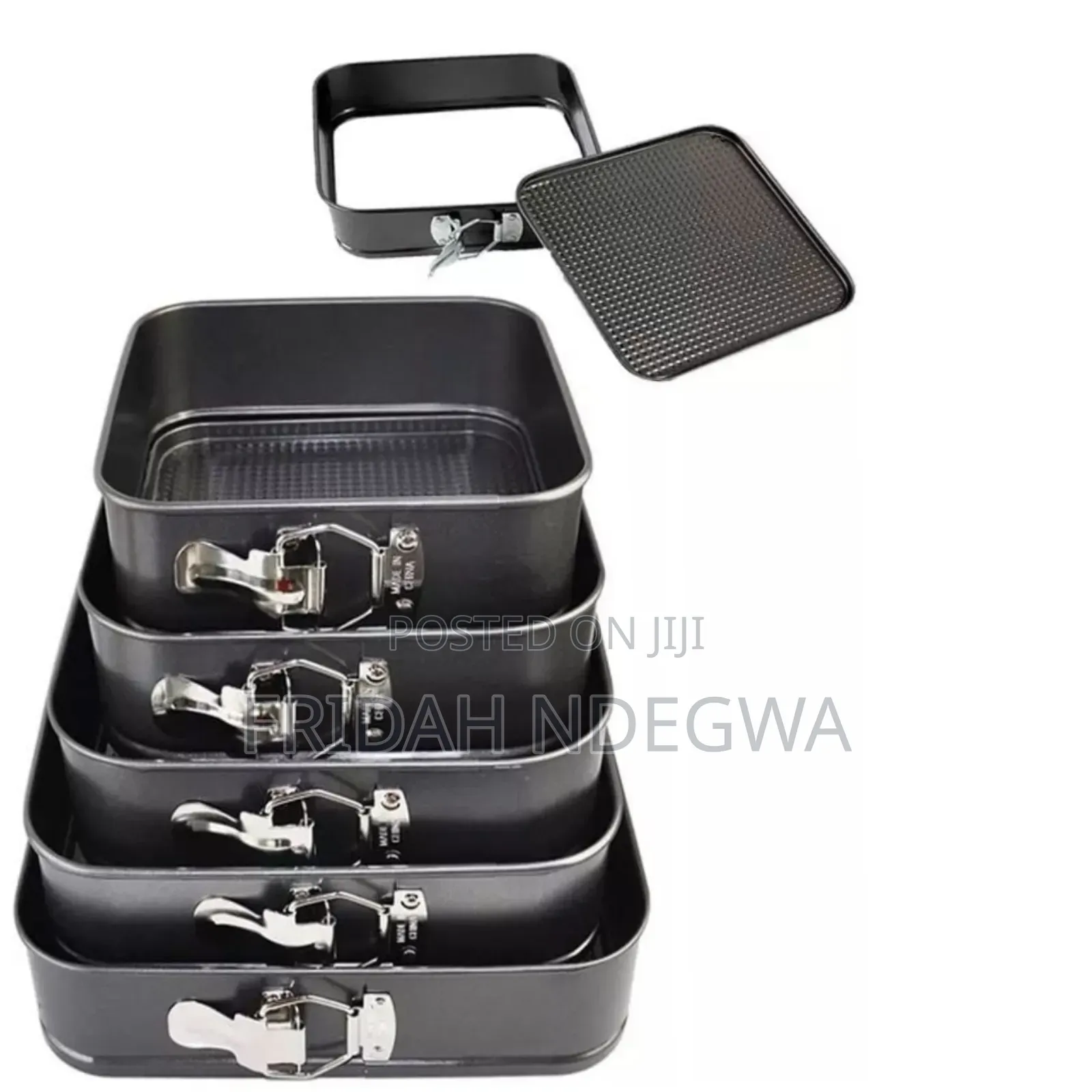 Square Baking Tins Set 6pcs/Set