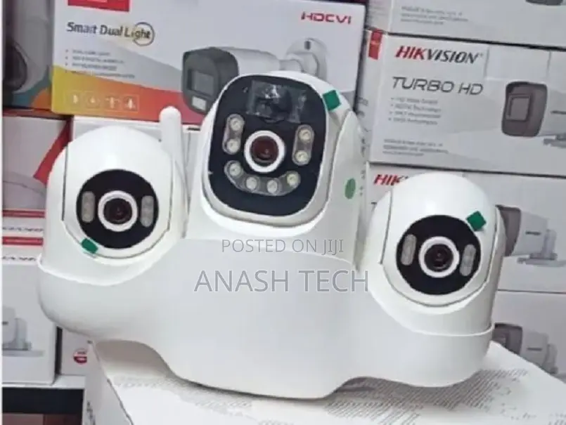 4g Tripple Lense Solar PTZ Good Quality White