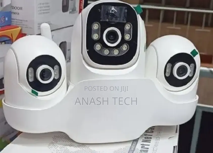 New Model Outdoor Tripple Lens 4g Solar Camera