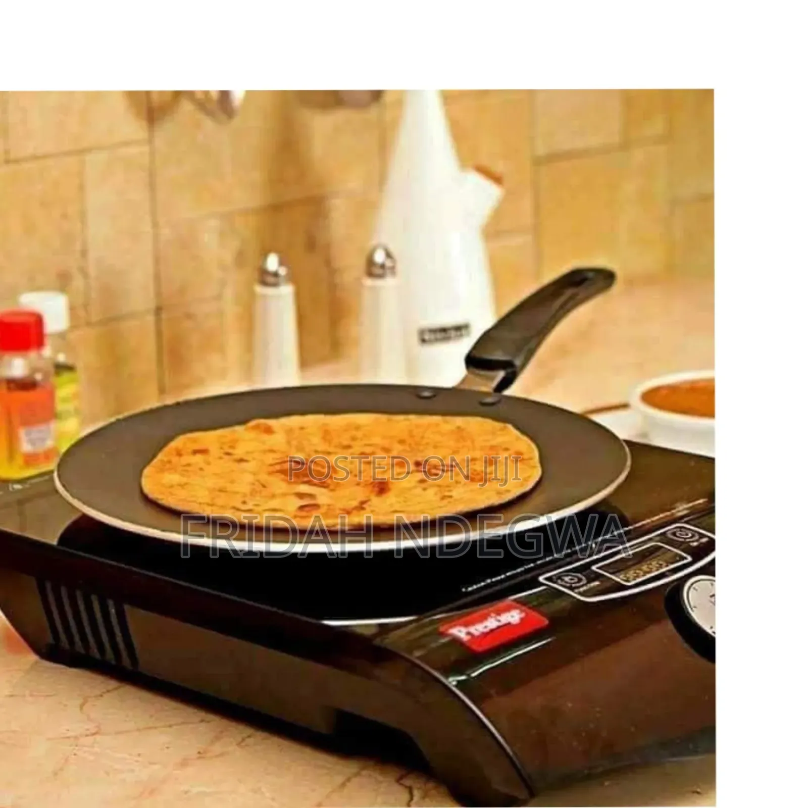 *Flat Non-Stick Chapati Pan