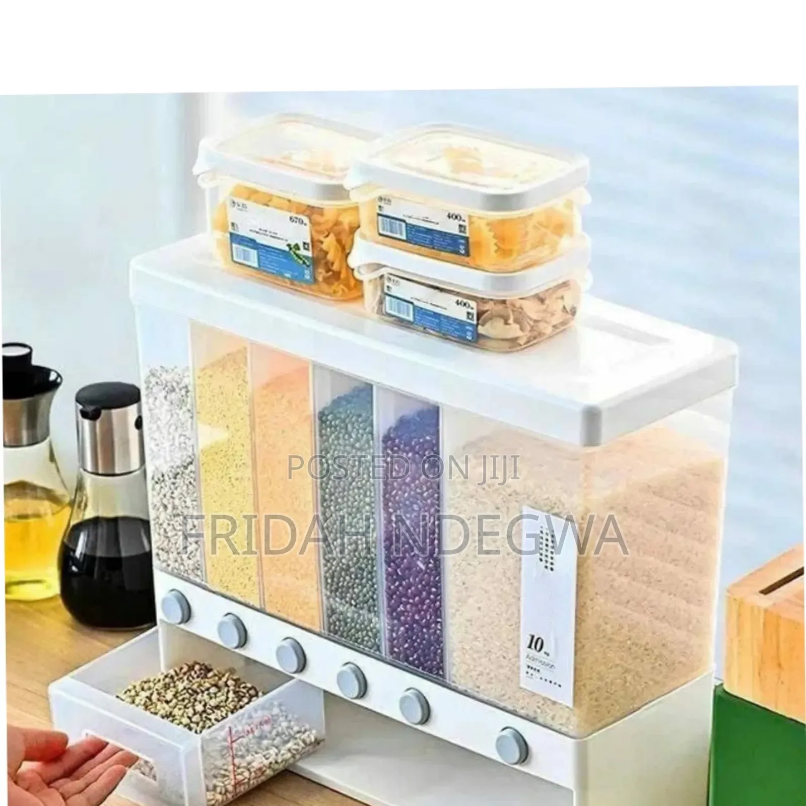 6 Compartment Cereals Dispenser