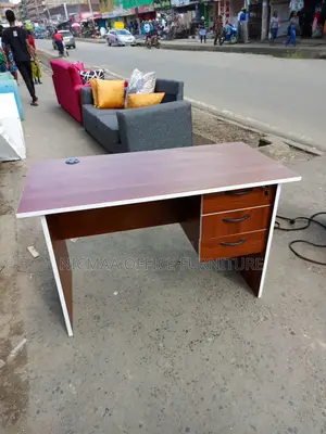 Sleek, Spacious Functional Executive Wooden Office Desk