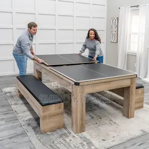 Spacious 4 in 1 Table Tennis and Dinning Table