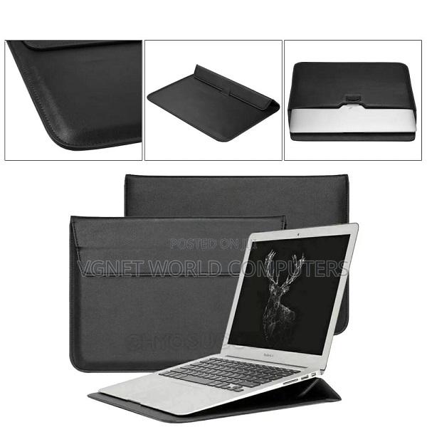 Leather Laptop Sleeve With a Magnetic Stand 13.3inches - thumbnail 3
