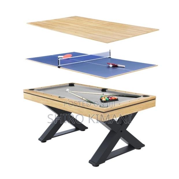 Billiard Pooltable Quality 4 in One - thumbnail 2
