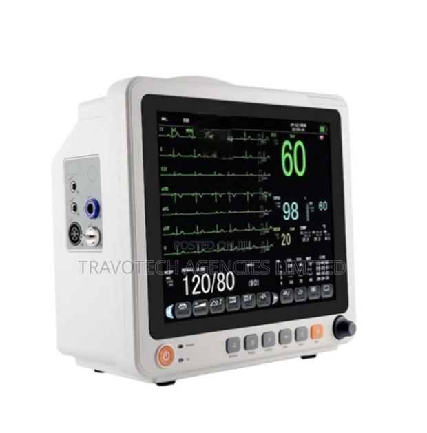 5 Parameters Touch Screen Patient Monitor - main view