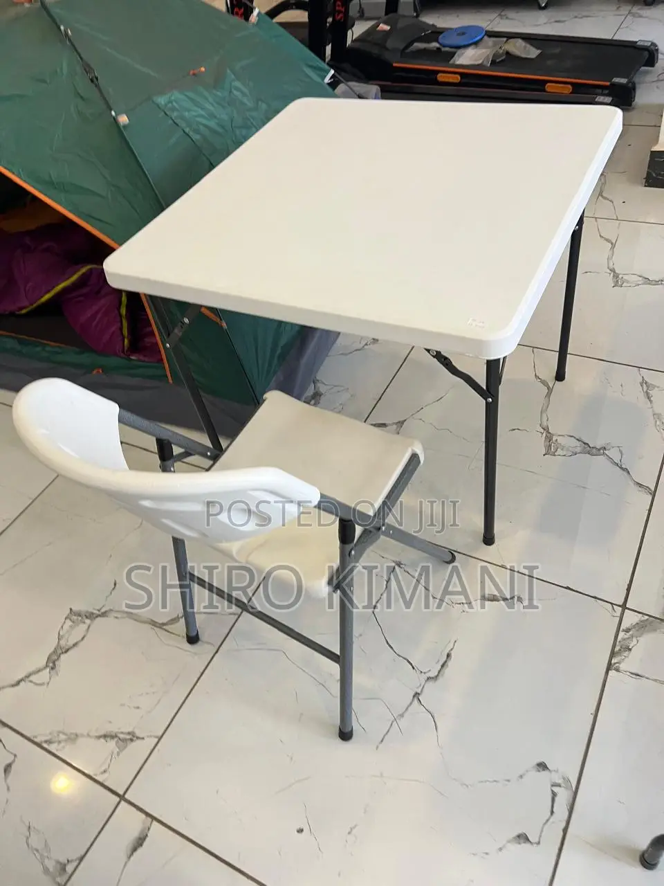 Brand New Set Foldable Camping Table and Foldable Chair