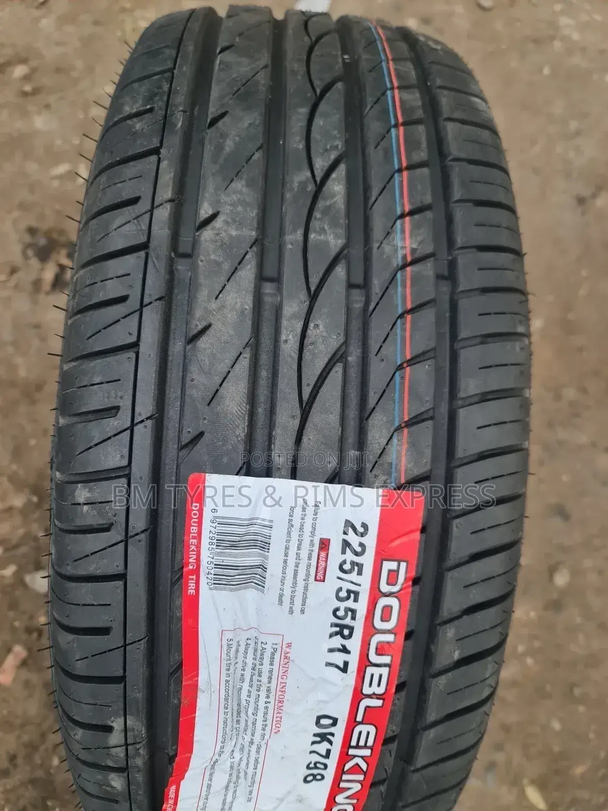 225 /55 R17 Doubleking Tyres.