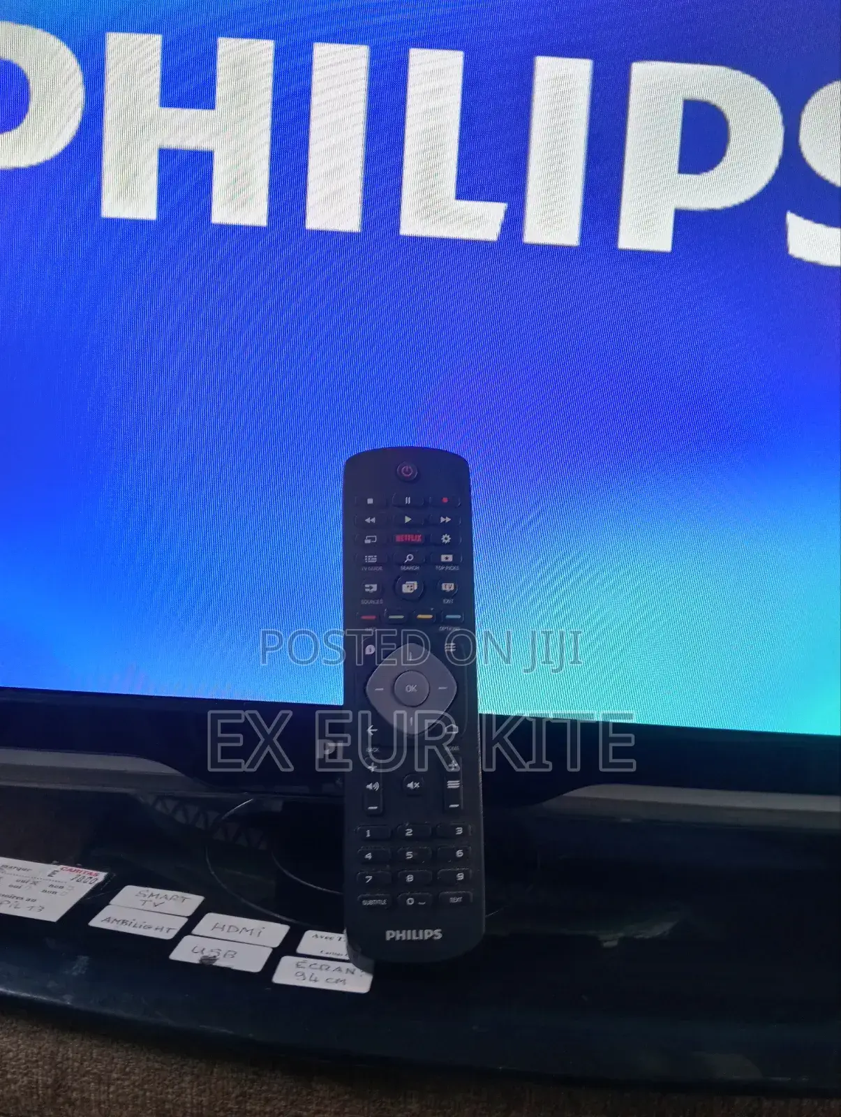 Philips Analog Tv 32" With Original Remote