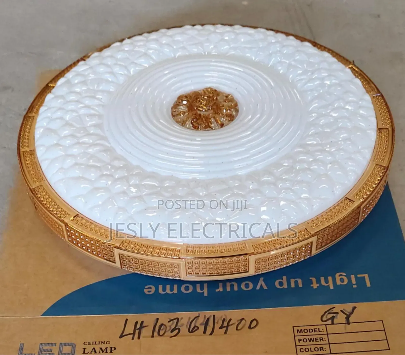 Flush Mount Double Layer Crystal Ceiling Lamp