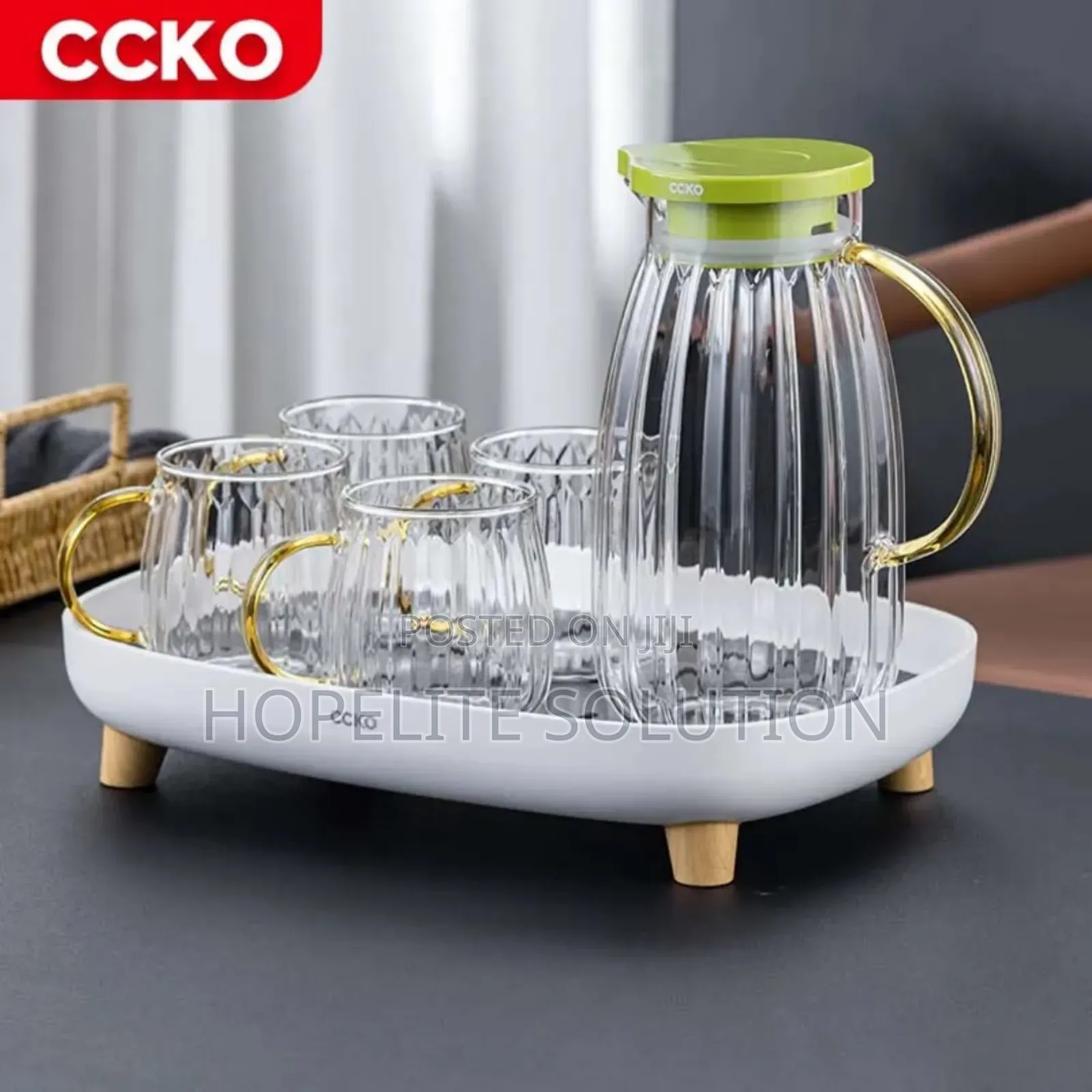 Borosilicate Glass Jar Set