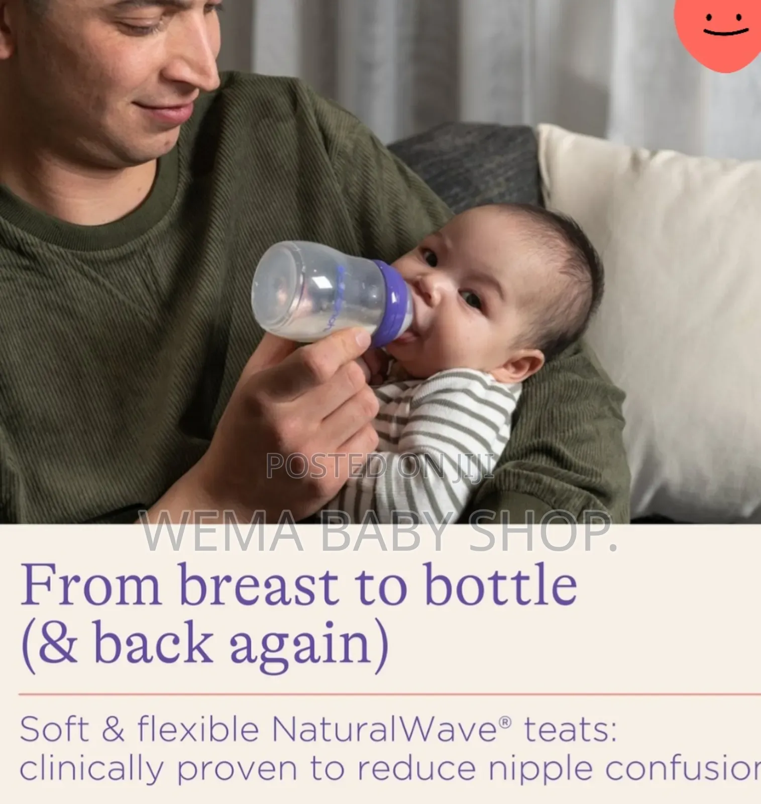 Lansinoh Feeding Bottle Starter Set With Naturalwave Teats.