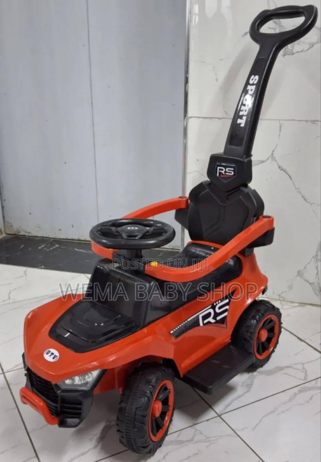 Kids Ride on Push Car With a Parental Handle