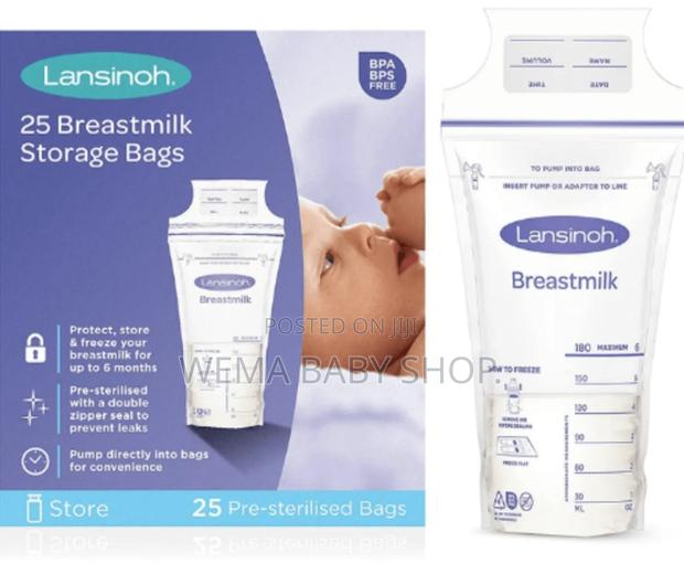 25pcs Lansinoh Breastmilk Storage Bags