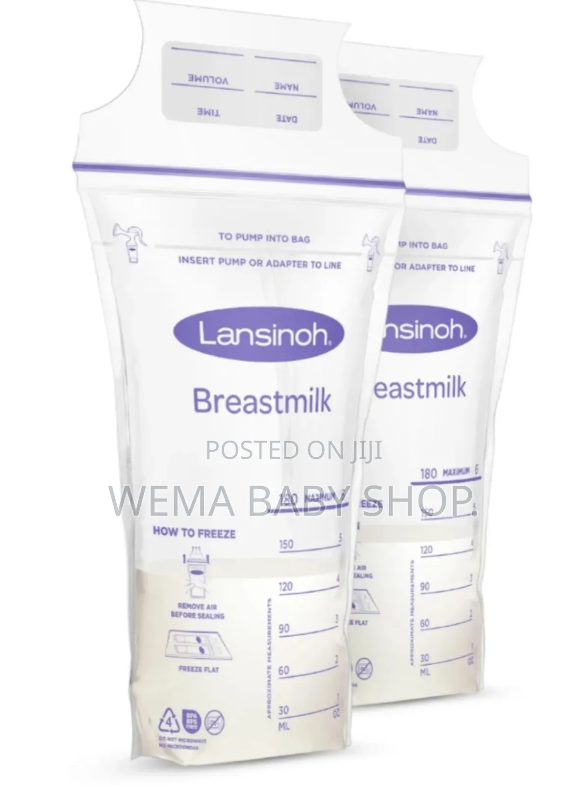 25pcs Lansinoh Breastmilk Storage Bags