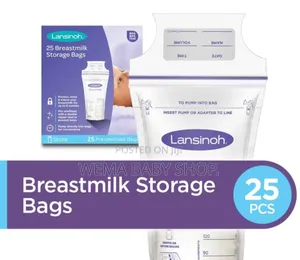 25pcs Lansinoh Breastmilk Storage Bags