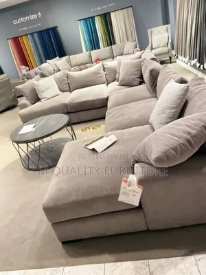 New U Shape Classic Wooden Frame Sofas