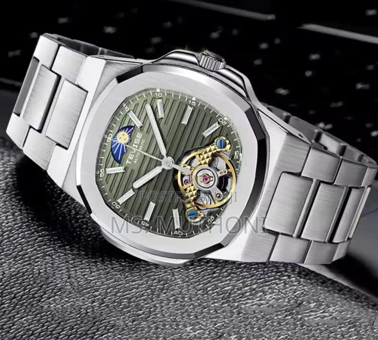 High Quality Stainless Steel Mechanical Gents Watch