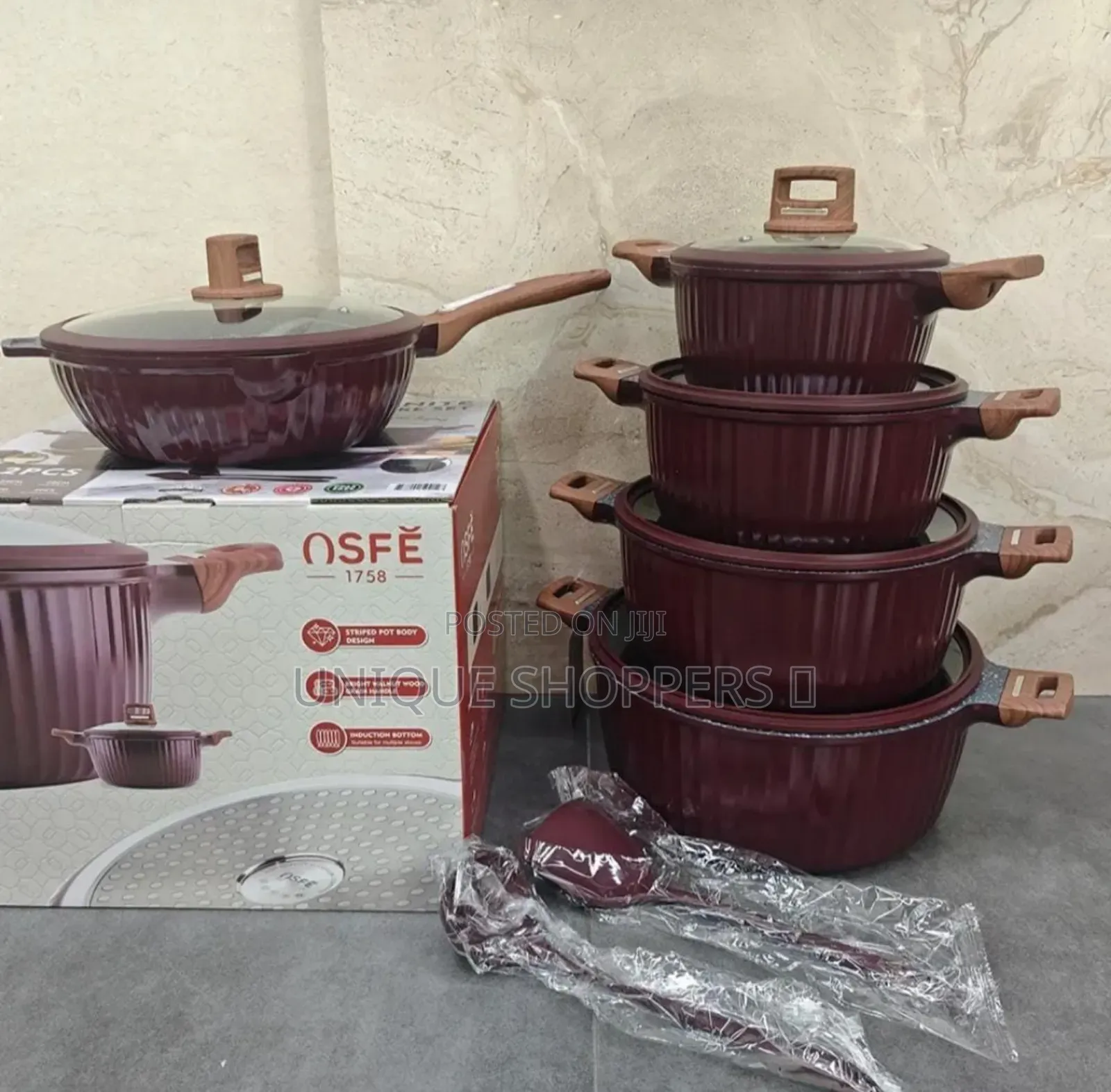 _12pcs Osfe Granite Cookware Set_