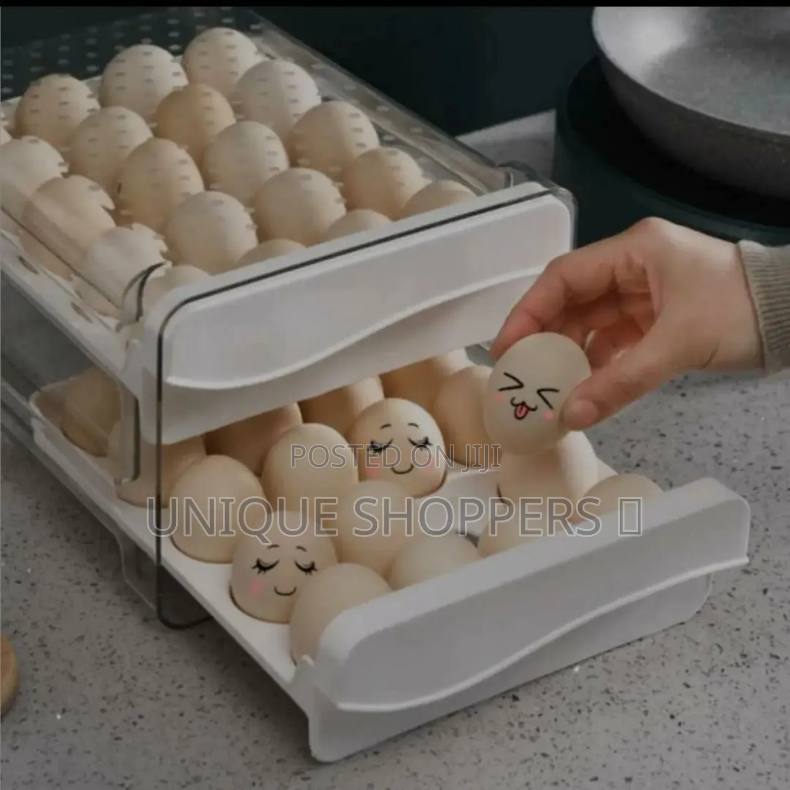 32pcs Acrylic Egg Storage Box*