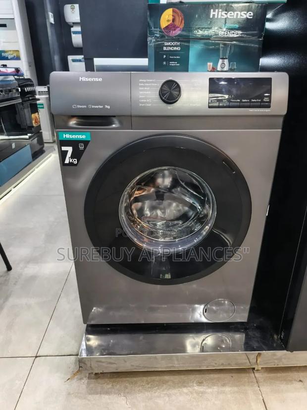 Hisense 7kg Front Load Washing Machine – Wash Spin - main view