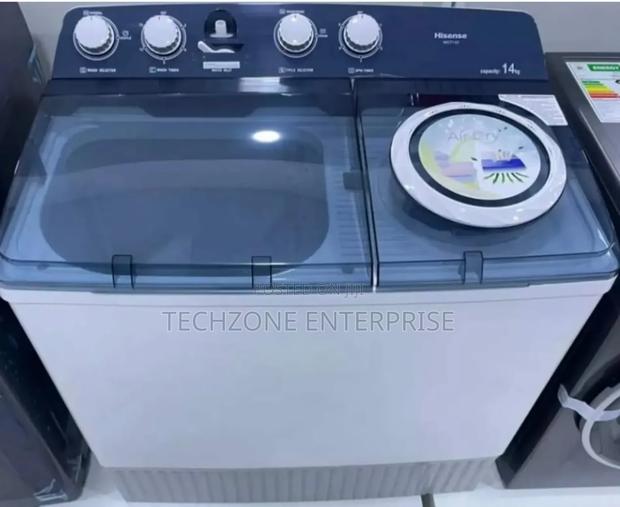 Hisense 14kg Twin Tub Washing Machine Wsbe141,Top Load