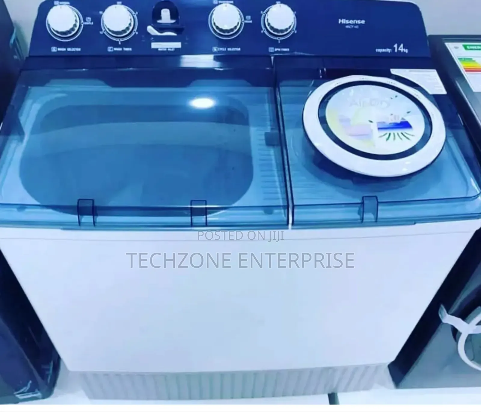 Hisense 14kg Twin Tub Washing Machine,Top Load