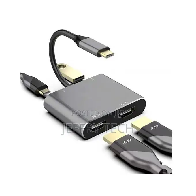 Type-C
Output Ports: Dual Hdmi, Usb