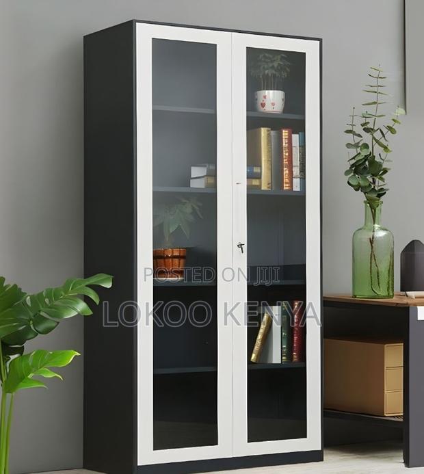 Office Cabinet : Grey Stationery Storage Cupboard - thumbnail 3