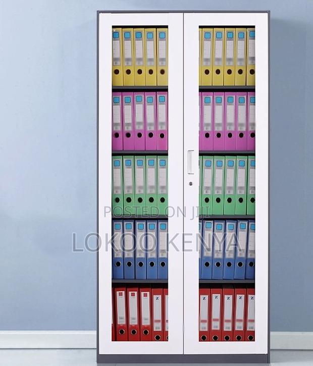 Office Cabinet : Grey Stationery Storage Cupboard - thumbnail 5