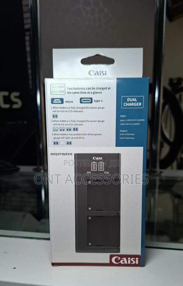 Caisi Cs Np F970 Dual Charger