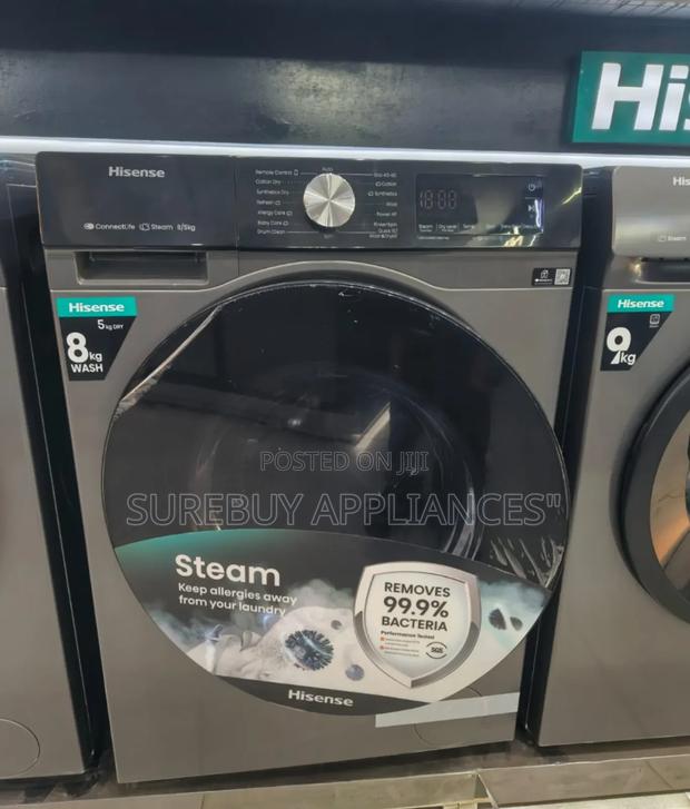 Hisense 8kg Wash 5kg Dry Automatic Front Load - thumbnail 2