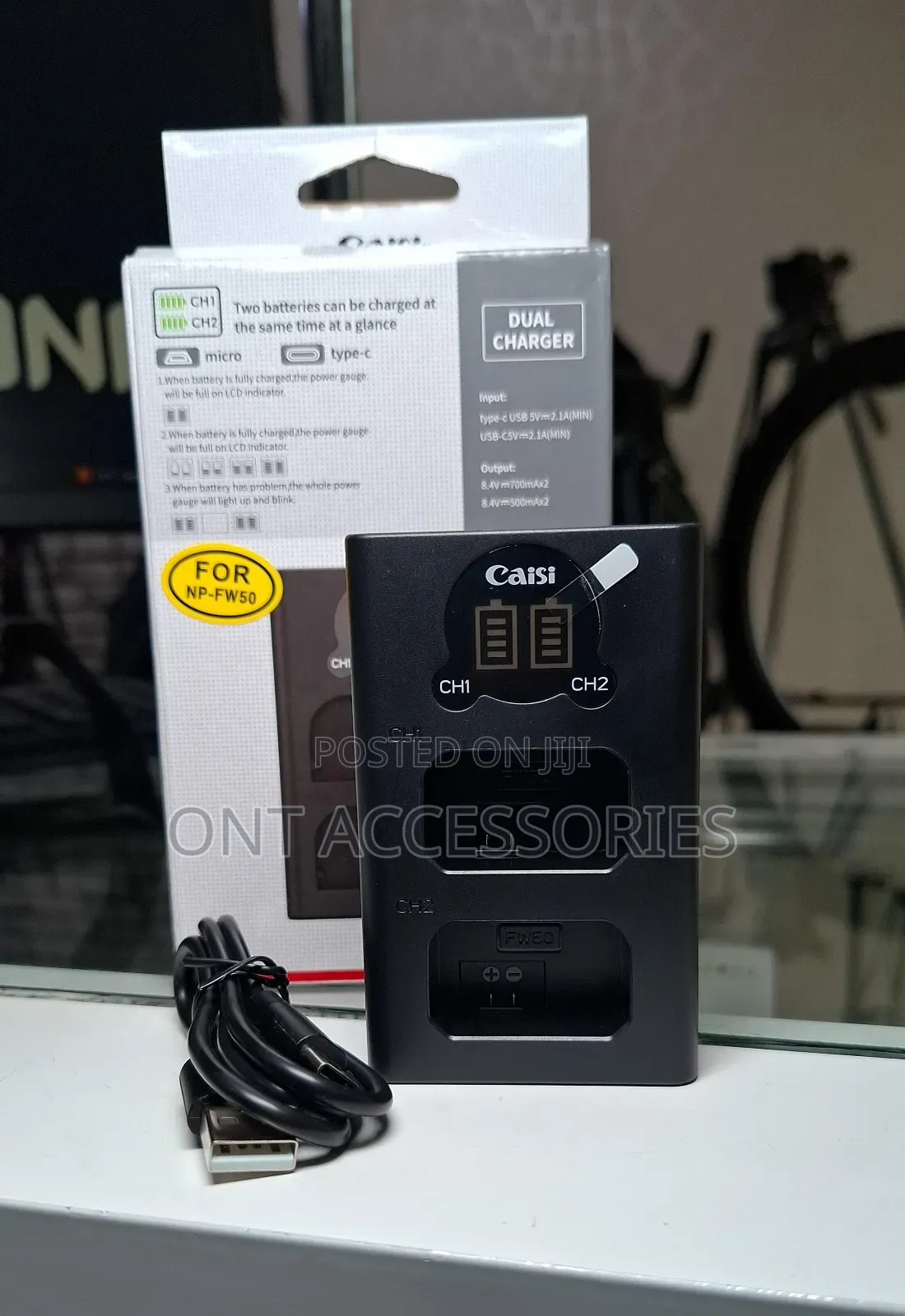 Caisi Np Fw50 Dual Charger