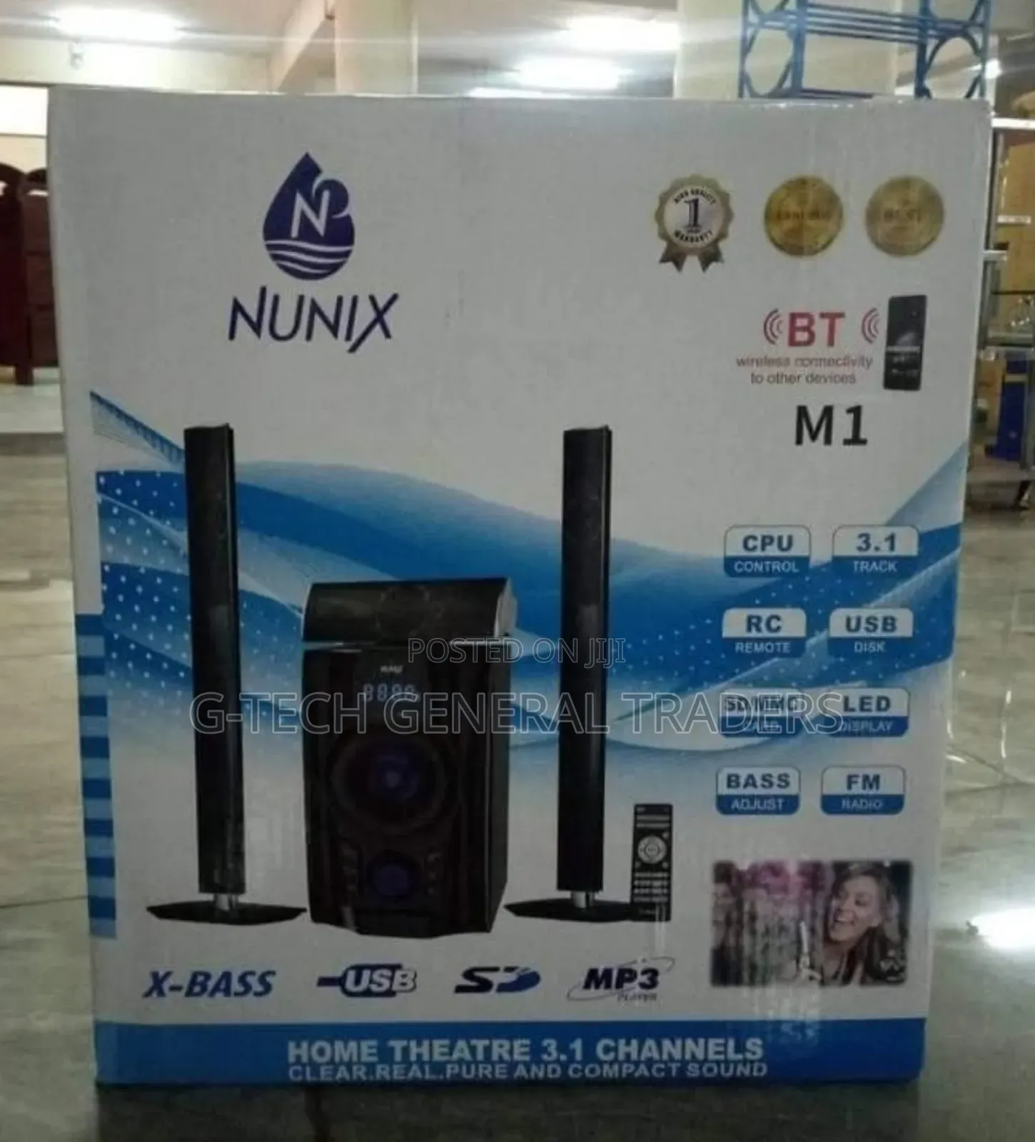 Nunix M1 Home Theater System 3.1 Channels