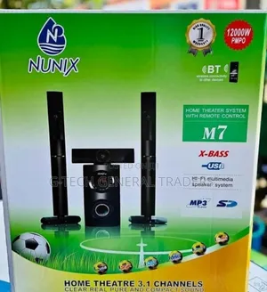 Nunix M7 Home Theater System 3.1 Channels 12000w