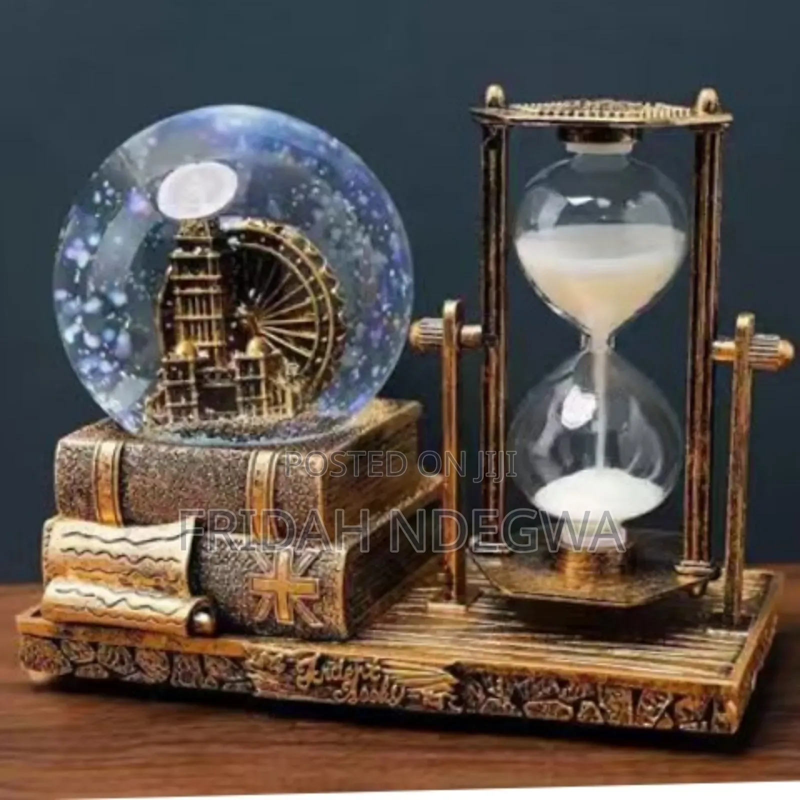 *Vintage Ferris Wheel Hour Glass Decor