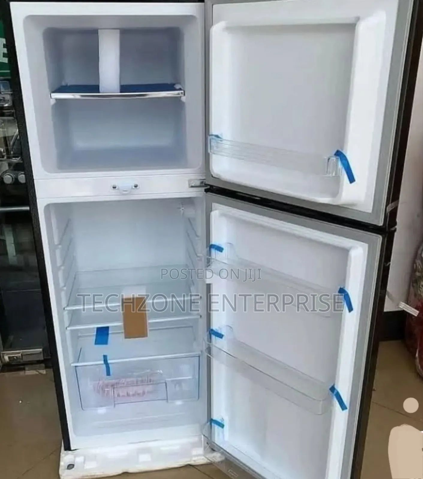 Von VRT-138drhx Double Door Fridge, Top Mount Freezer- 138l