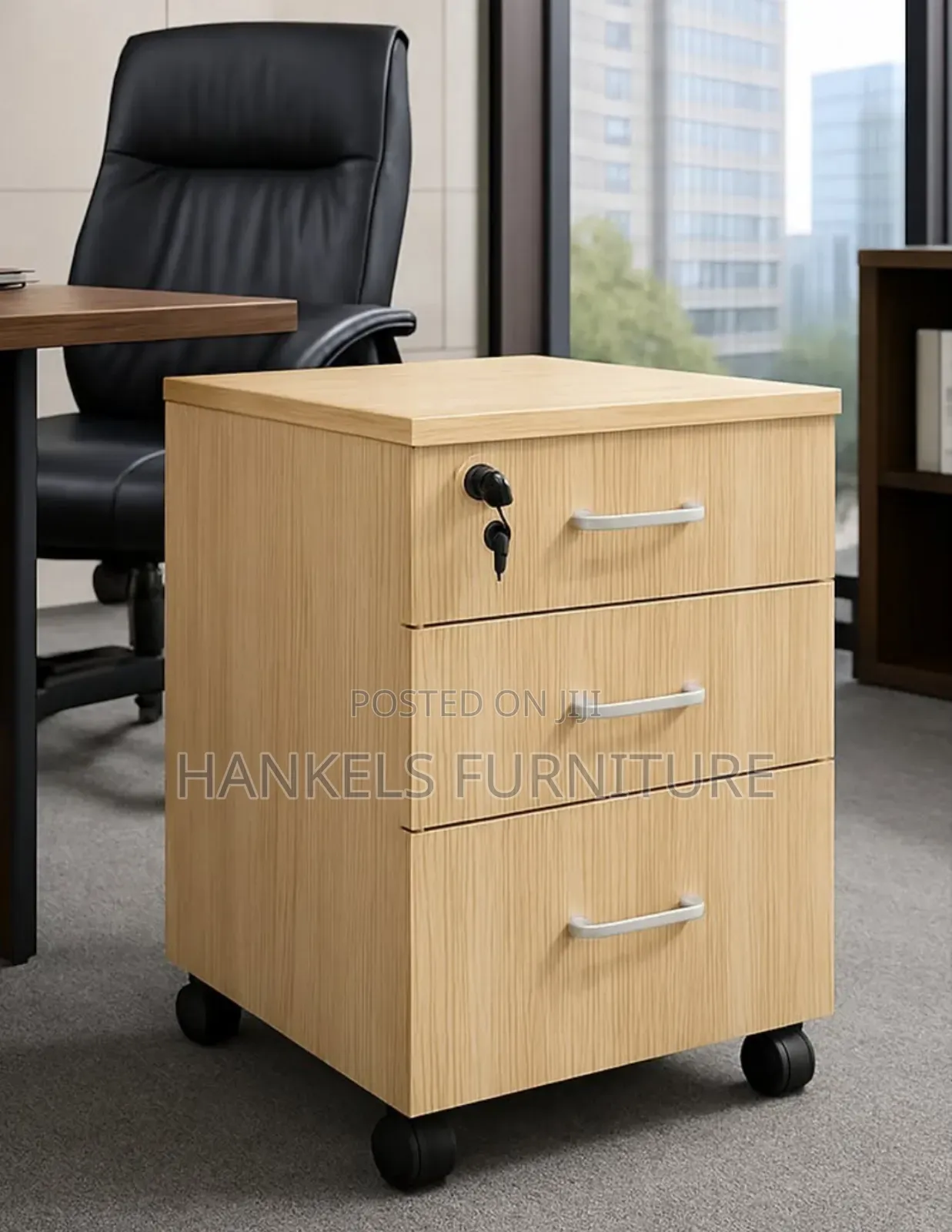 Pedestal Storage Side Cabinet