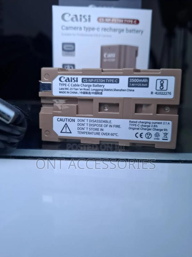 Caisi Np F570 Type C Battery - thumbnail 2