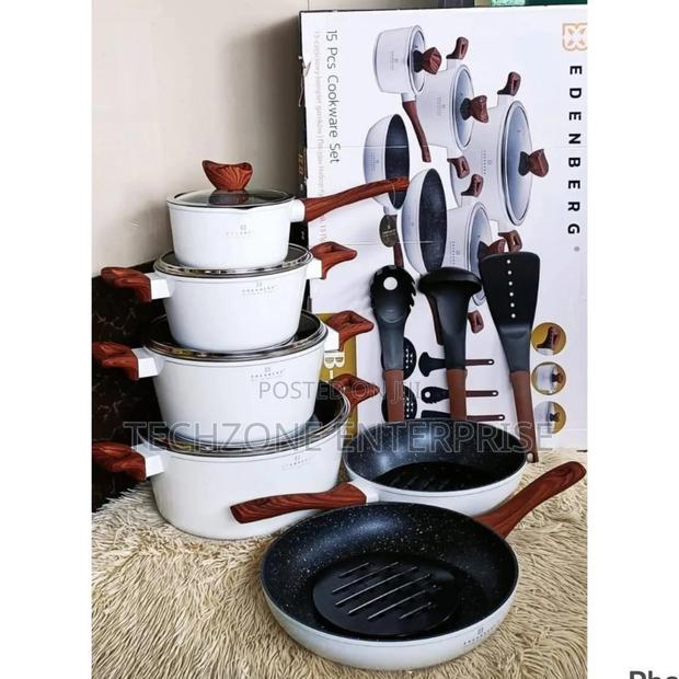 Edenberg 15pcs Cookware Set