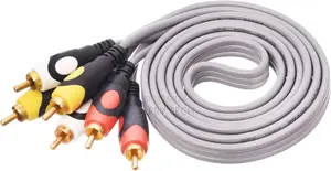 Audio Cable 3 Rca X 3 Rca With High Speed for Multi Device 1.5m
