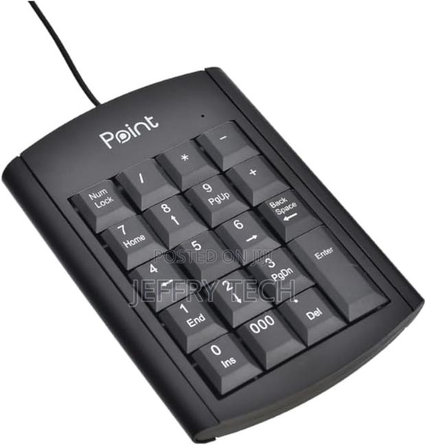 Mini Wired Numeric Keypad With 23 Keys and Usb Cable for Off