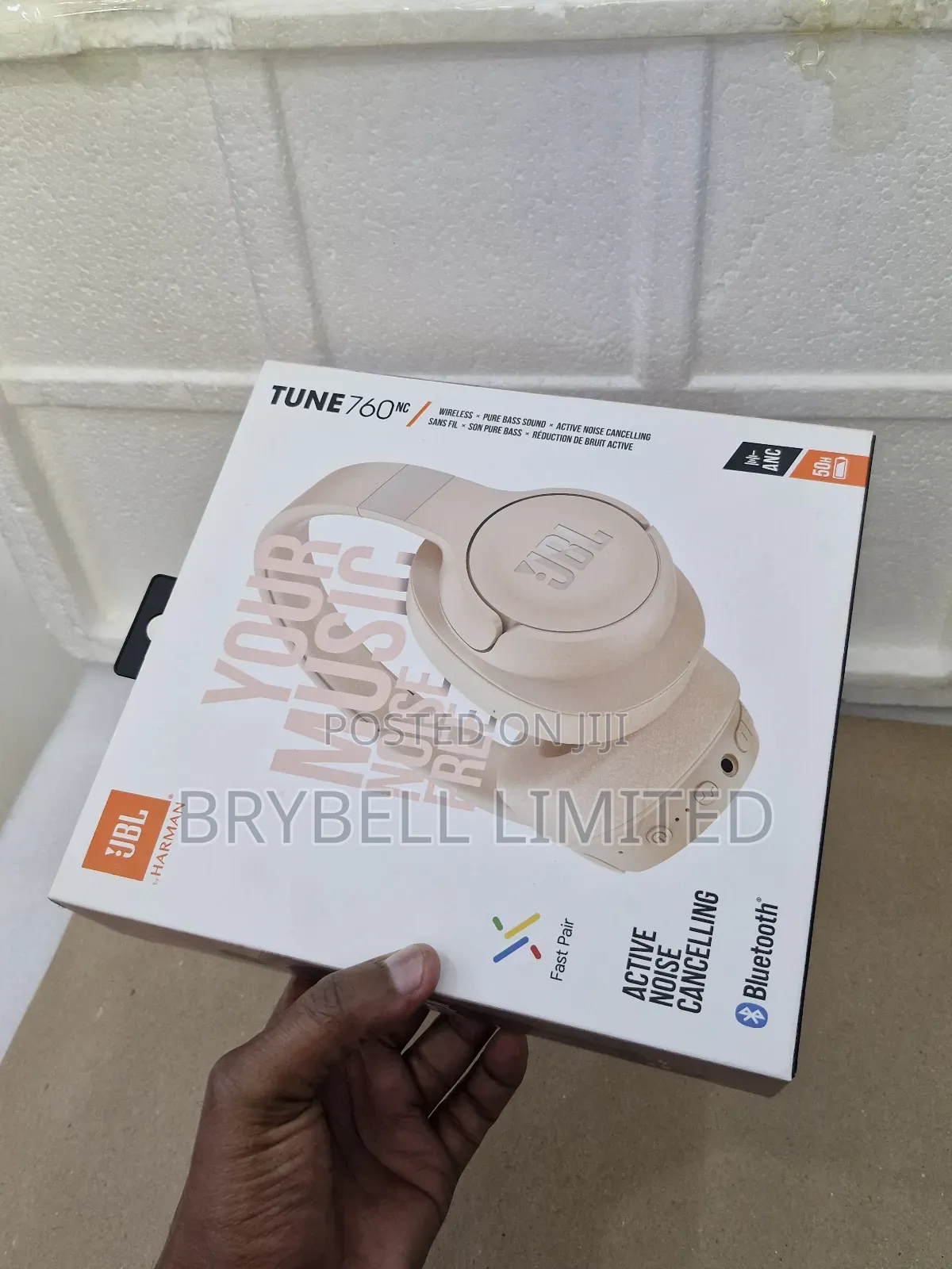 JBL Tune 760 Nc Brand New Sealed, Gold