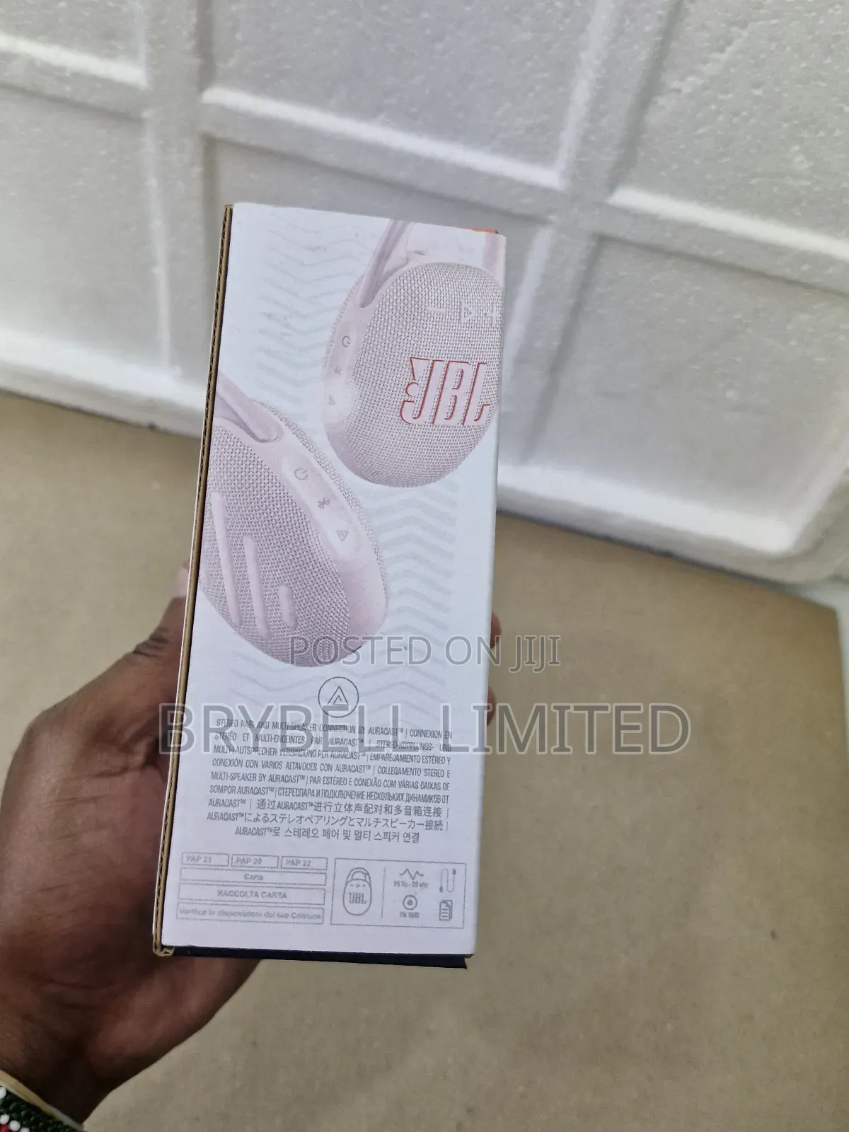 Brand New JBL Clip 5 Original Bluetooth Speaker, White