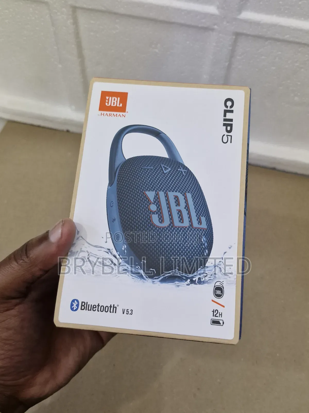 Blue Original and Brand New JBL Clip 5