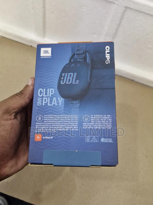 Blue Original and Brand New JBL Clip 5 - thumbnail 4